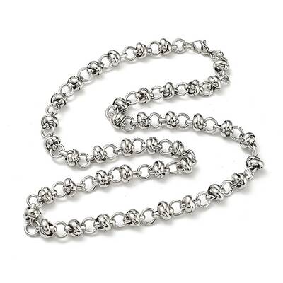 Non-Tarnish 201 Stainless Steel Link Chain Necklace