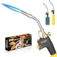 DOMINOX Propane Torch Head, High Intensity Torch Head Trigger Start Gas Torch, Map Gas Torch Kit for Propane, Map and Mapp Ga...
