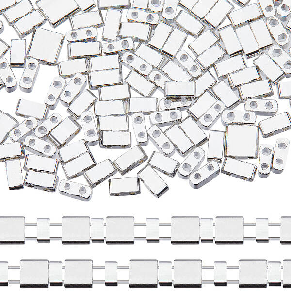 200Pcs 2 Style Glass Seed Beads