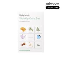 [mixsoon Official Shop] mixsoon Daily Mask Weekly Care Set (7EA) - Calming Mask to soothe and relax irritated skin, Korean Fa...