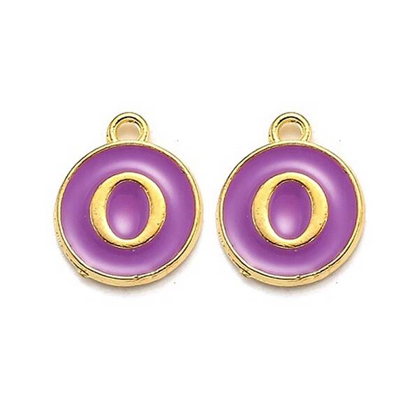 Golden Plated Alloy Enamel Charms