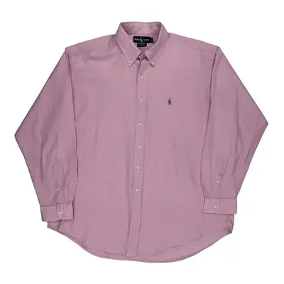 Blake Ralph Lauren Checked Shirt - XL Pink Cotton | Size: x-large
