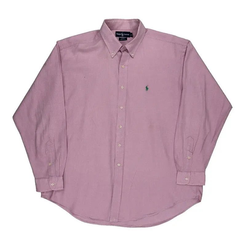 Blake Ralph Lauren Checked Shirt - XL Pink Cotton | Size: x-large