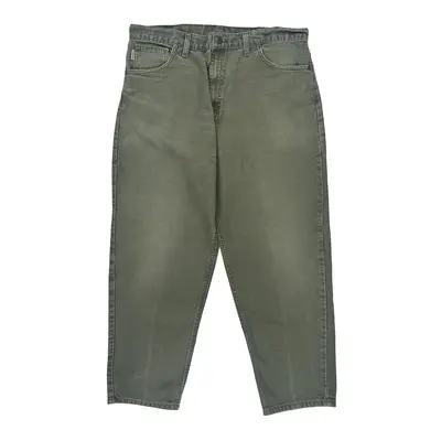 Carhartt Trousers - 38W 29L Khaki Cotton