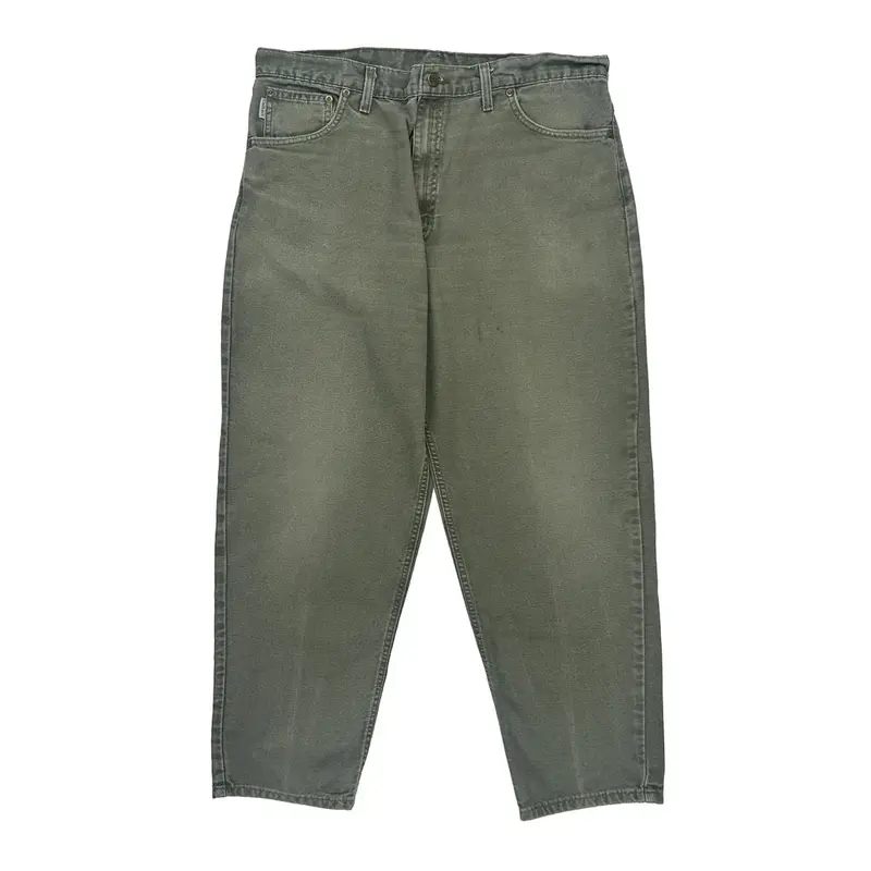 Carhartt Trousers - 38W 29L Khaki Cotton