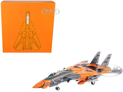 Grumman F-14D Tomcat Fighter Plane Ace Combat Pumpkin Face 1/72 Diecast Model by JC Wings