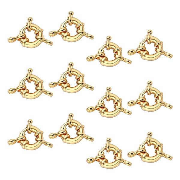 Brass Spring Ring Clasps