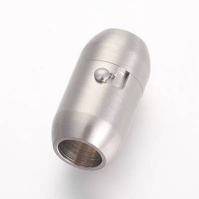 Tarnish Resistant 304 Stainless Steel Locking Tube Magnetic Clasps