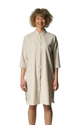 W's Route Shirt Dress | Color: Foggy Mountain | Size: XL