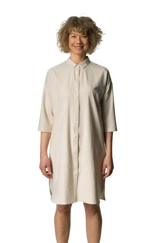 W's Route Shirt Dress | Color: Foggy Mountain | Size: XL