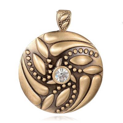 Nickel Free & Lead Free Alloy Rhinestones Big Pendants