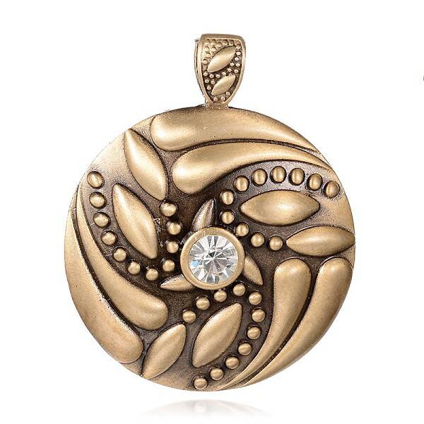 Nickel Free & Lead Free Alloy Rhinestones Big Pendants