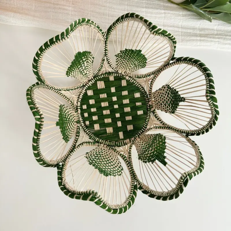 Iraca Palm Basket - Home Decor | Color: Green