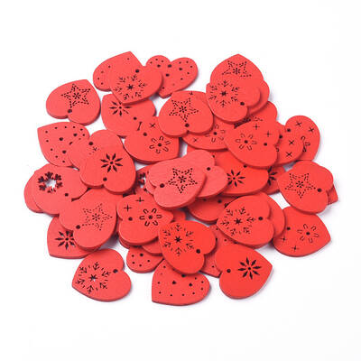 Natural Poplar Wood Pendants