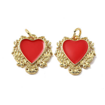 Brass Enamel Pendants