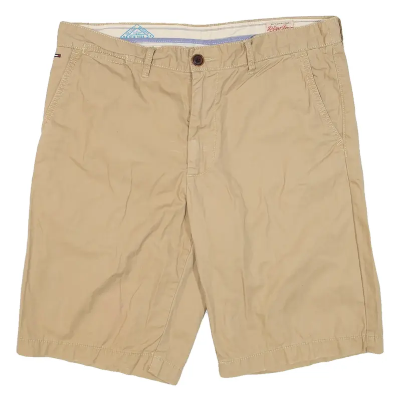 HILFIGER DENIM Mens Chino Shorts Brown Relaxed M W34