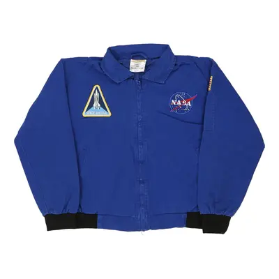 Age 9 Unbranded Jacket - Large Blue Cotton