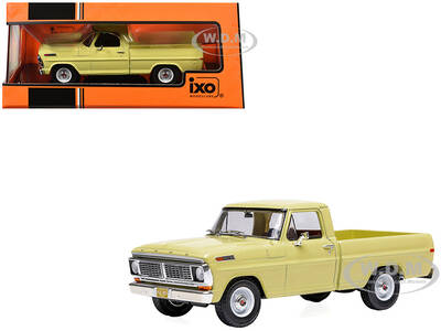 1970 Ford F-100 Pickup Truck Yellow 1/43 Diecast Model by IXO Models