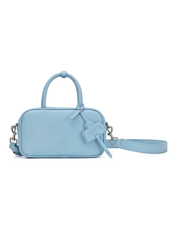 Smting Leather Small Hobo Bag with Top Handle
