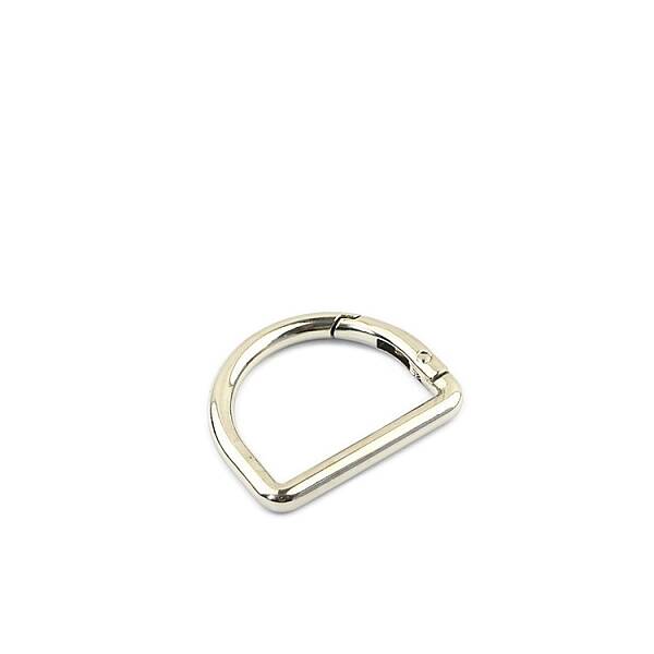 D-shaped Alloy Spring Ring Clasps