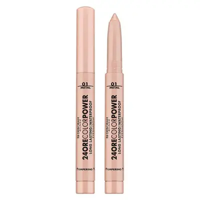 Deborah 24Ore Color Power Waterproof Long Lasting Eyeshadow 02 - Light Gold Metal
