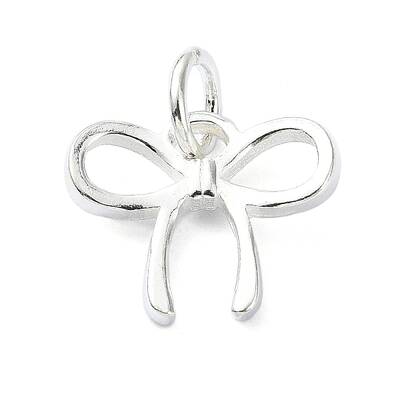 925 Sterling Silver Bowknot Charms