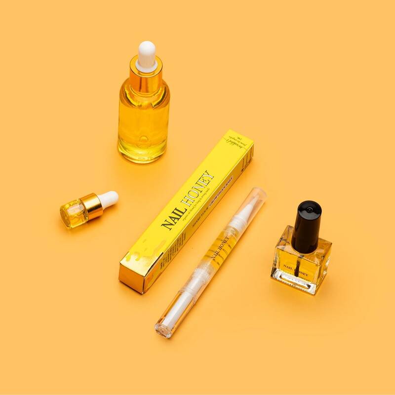 Twinkled T Nail Honey Organic Nail Growth Oil for Strength & Moisture Blend with Golden Jojoba Argan Coconut & Nourishin