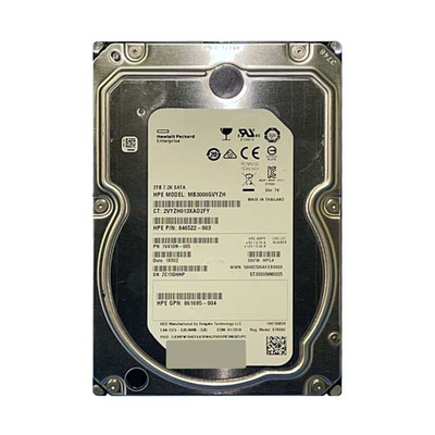 846522-003 HP 3TB 6Gb/s SATA 7200 3.5-Inch Hard Drive