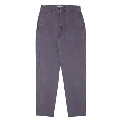 WHITE STUFF Womens Trousers Purple Regular Tapered W28 L29