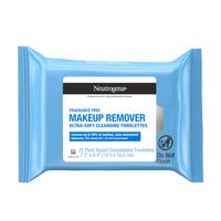 Neutrogena Cleansing Fragrance Free Makeup Remover Face Wipes, Cleansing Facial Towelettes for Waterproof Makeup, Alcohol-Fre...