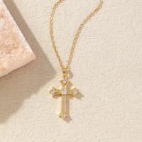 Ferrberty Cross necklace  for men and women 14K Gold plated suitable for daily party costume decoration of women/men/girls, f...
