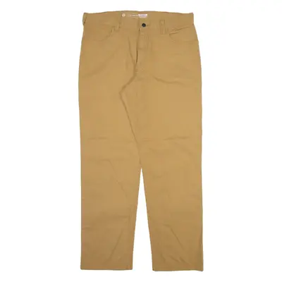 CARHARTT Mens Trousers Beige Relaxed Straight W36 L32