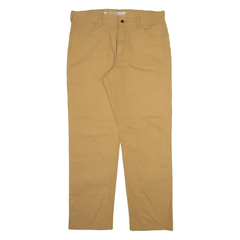 CARHARTT Mens Trousers Beige Relaxed Straight W36 L32