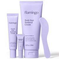 Flamingo Hair Removal Cream Duo - Face & Body - Effective Hair Removal Solution for All Skin