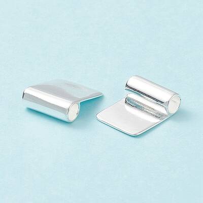 Brass Glue-on Flat Pad Bails