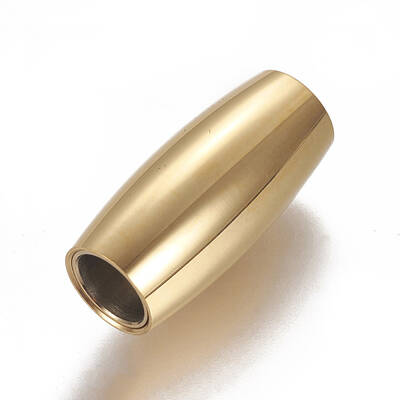 Ion Plating(IP) 304 Stainless Steel Magnetic Clasps with Glue-in Ends