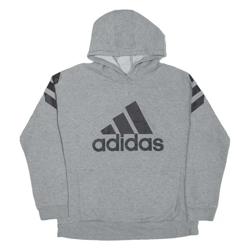 ADIDAS Hoodie Grey Pullover Boys XL