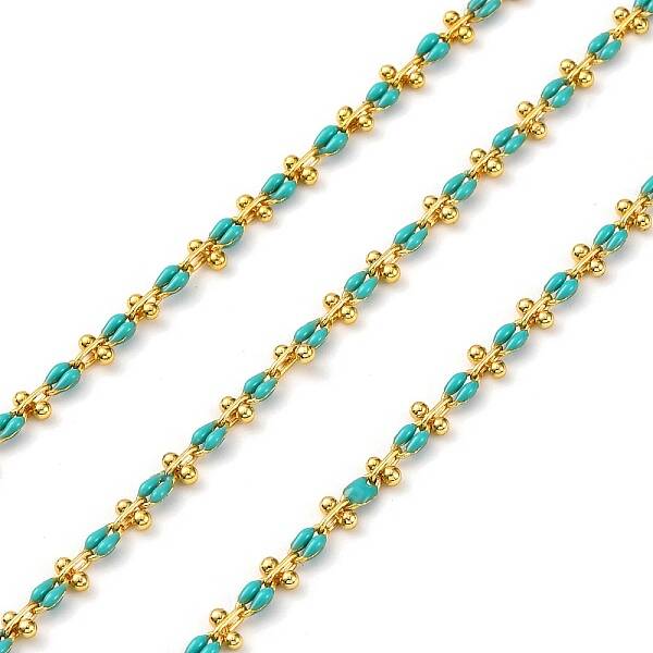 Brass Enamel Link Chains