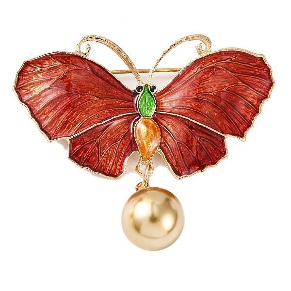 KC Gold Plated Alloy Brooches