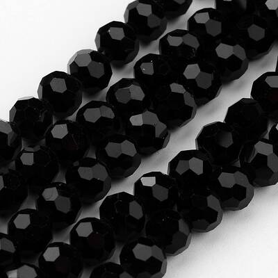 Transparent Glass Bead Strands