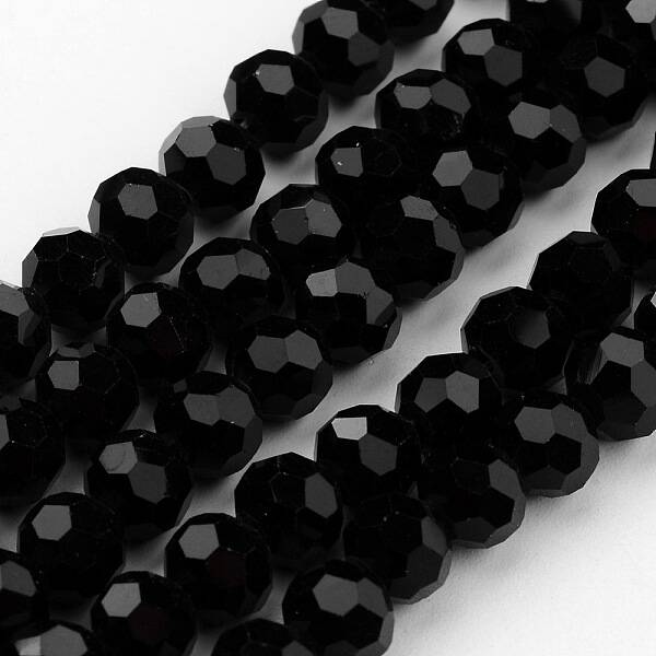 Transparent Glass Bead Strands