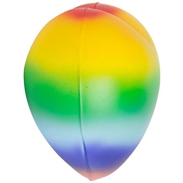 150 Customized Rainbow Sweet Heart Stress Reliever - Squeezable