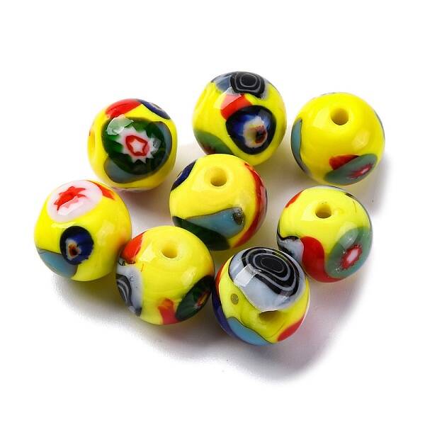 Handmade Millefiori Lampwork Beads