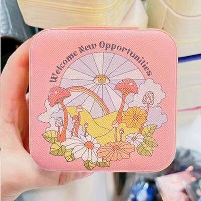 Square PU Leather Jewelry Boxes