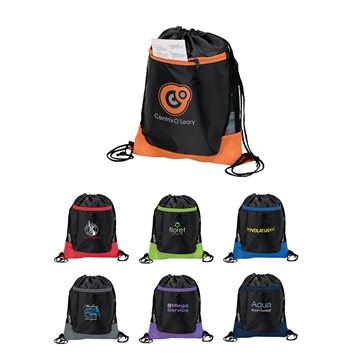 75 Customized Clermont Sport Bag - Mesh Trim