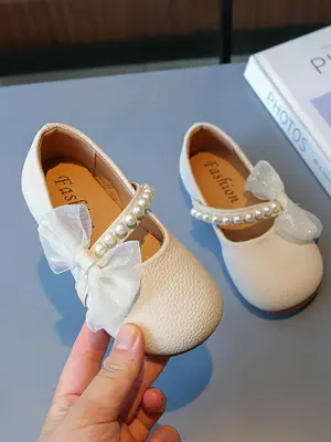 Cute Colorblock Bowknot Design Flat Shoes, Casual Comfortable Breathable Shoes for Daily Wear, Fashionable Shoes for Girls