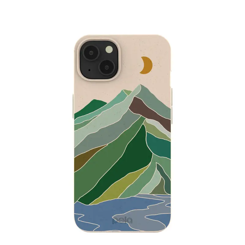 Seashell Mountain Sketch iPhone 13 Case