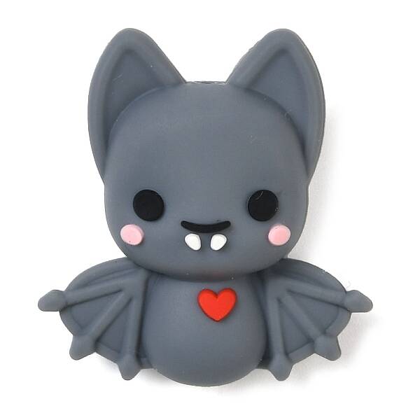 Bat Food Grade Silicone Focal Beads