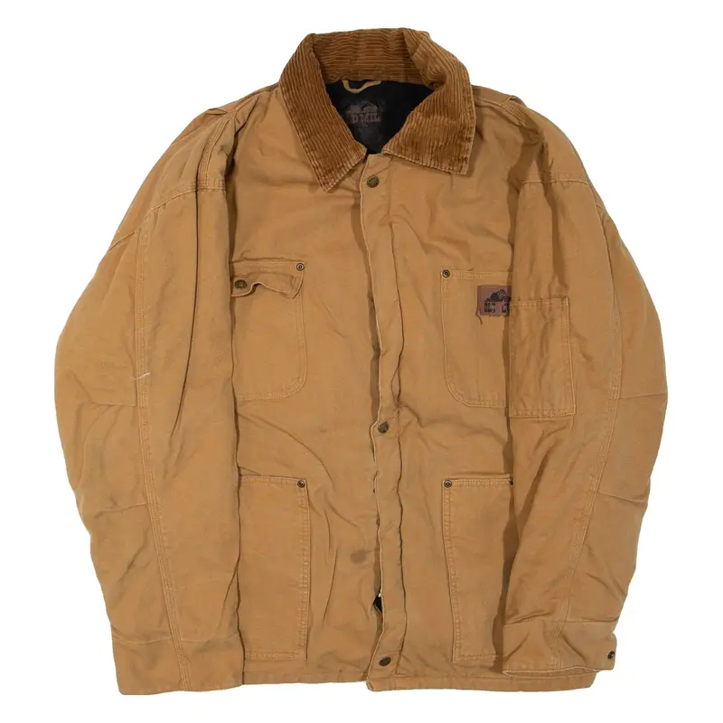 OLD MILL Mens Jacket Brown XL