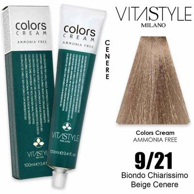 Vitastyle Colors Crema Senza Ammoniaca 100 Ml 9.21